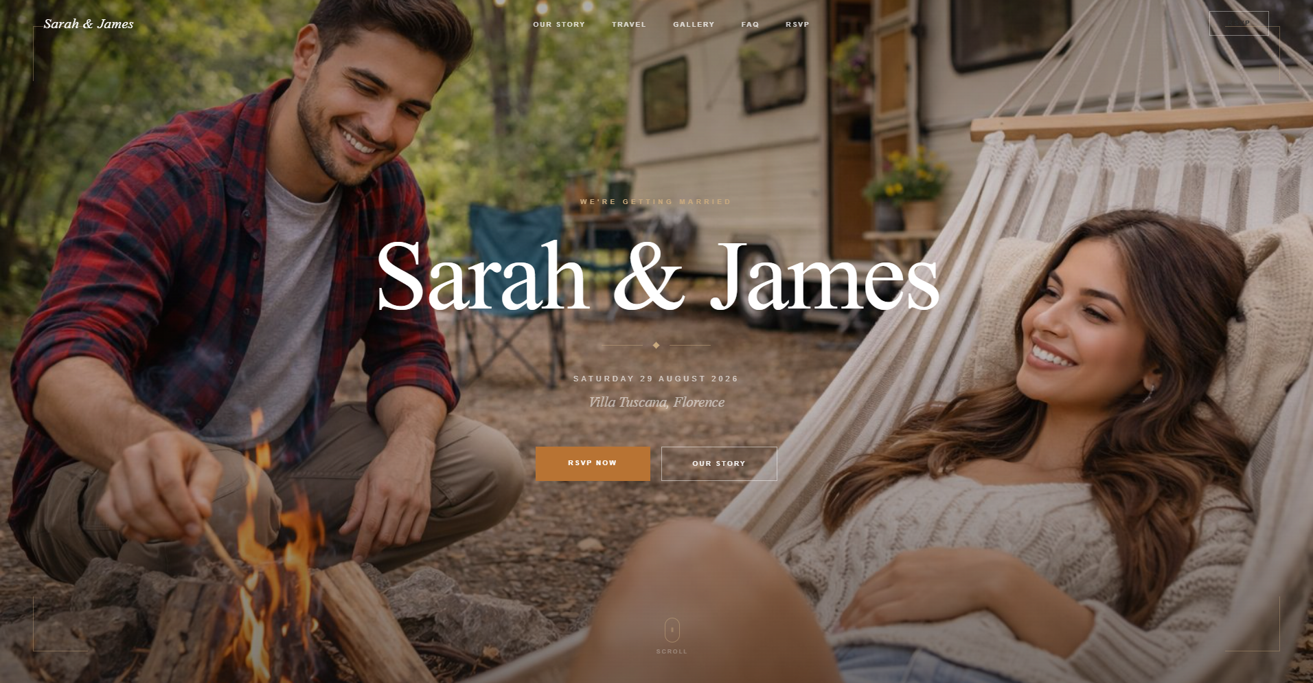 The Wedding Website That Transforms With Your Big Day